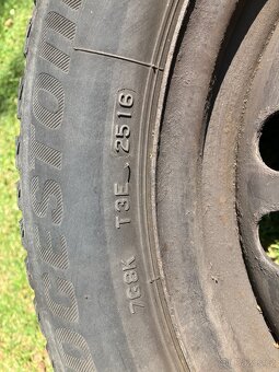4x disky 6,5Jx16 ET52,5 z Ford Mondeo MK3, pneu Bridgestone - 3