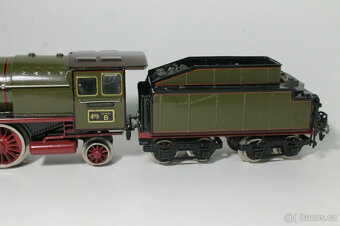 Fantastická parní lokomotiva Märklin Gauge 0, olivově zelená - 3