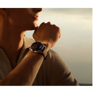 Chytré hodinky Huawei Watch GT 4 46 mm - Silver + Brown Stra - 3