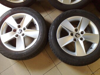 alu kola 5x112 r16 original škoda 205/55/16 - 3