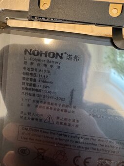 Baterie Nohon A1819 pro Apple Macbook Pro 13" 2016 2017 - 3