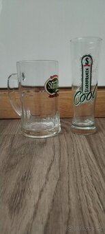 Sklenice, ušáky- Staropramen, Birell, Starobrno, Kozel - 3
