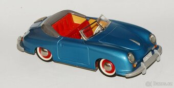 Distler Porsche Made in Belgium v modré metalíze - top stav - 3