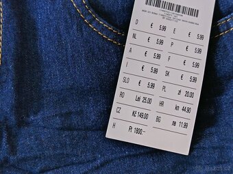 2x džíny 164 za 1 cenu ( NOVÉ + nošené v top stavu) - 3