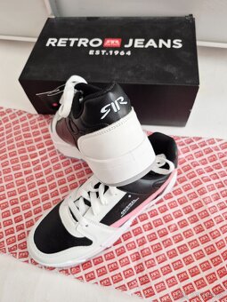 Nové dámské boty Retro jeans, velikost 37. - 3