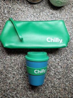 Nový dárkový set kosmetické taštičky a kelímku zn. Chilly - 3