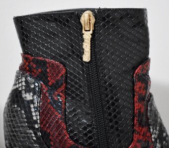 Dámské kotníkové boty na podpatku, vel. 39 - 3