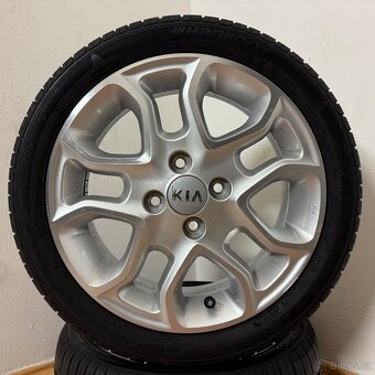 KIA PICANTO II 4x100 R15 ET52+LETNÍ 175/50R15 5/4mm - 3