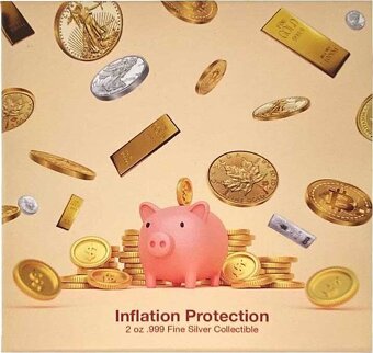 Stříbrná mince INFLATION PROTECTION 2022 2 OZ - 3