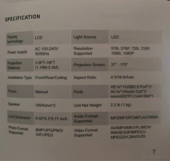 Projektor Milwaukee - 3