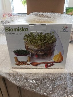 Multiflora biomiska na klíčení semen 20 x 16 cm čirá - 3