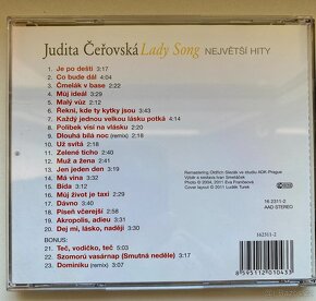 CD Judita Čeřovská - Lady Song - Největší hity - 3