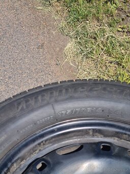 Letni gumy + disky Bridgestone 170/70 R14 - 3