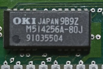 Operační pamět 2x512kB, zn. OKI - 3