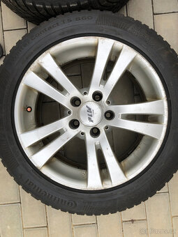 Alu kola R16, 5x112, zimni pneu continental 205/55 R16 - 3