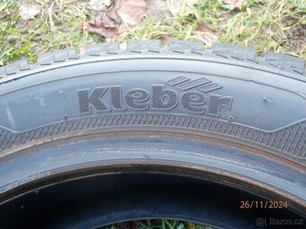 3x Zimní gumy KLEBER 195/50 R15 3x 5MM - 3