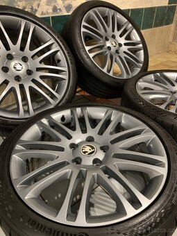 Alu kola Škoda R18 5X112 LETNÍ PNEU 225/40 R18 LUXON DOT 24 - 3