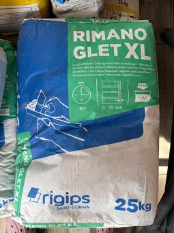 Sádrová omítka Rigibs Rifix / Rimano Glet XL - 3