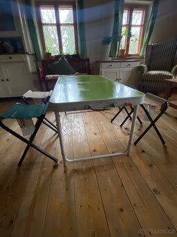 Kempingový stolek + 4 židličky - 3