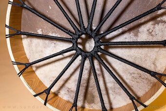 Šamanský Buben s Chlupatou Blánou – 60 cm - 3