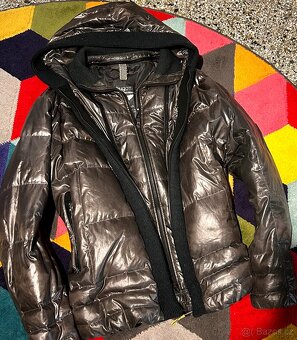 BUGATTI  STYLOVÁ PÁNSKÁ  ZIMNÍ BUNDA-PÉŘOVKA-PEŘÍ XXL 🤩💪🏽 - 3