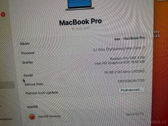 MacBook Pro 15" 2017 i7 / 1GB SSD, display KO - 3