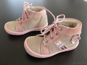 Dětské celoroční kožené boty, vel. 21 - 3