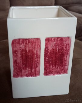 Krásné vínovo-bílé bytové dekorace-sada - 3