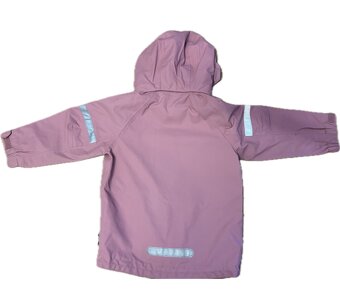 Lindex FIX růžová nepromokavá bunda vel. 104 - 3