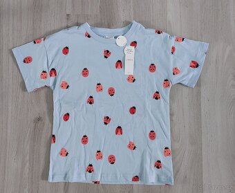 Lindex trika berušky vel. 104 nová - 3