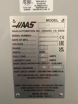 CNC soustruh HAAS ST 15, r.v. 2018, r.v. 2023 - 3
