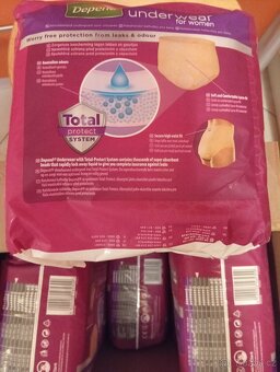 Depend Super pro ženy, inkontinenční kalhotky S/M, 6 x10ks - 3