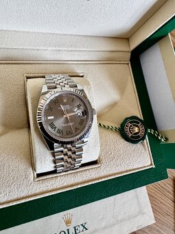 Rolex Datejust 41mm, WIMBLEDON, nové Fluted + Jubilee - 3