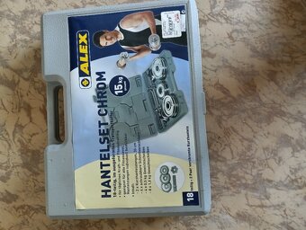 sada cinek 15 kg pochromovane - 3