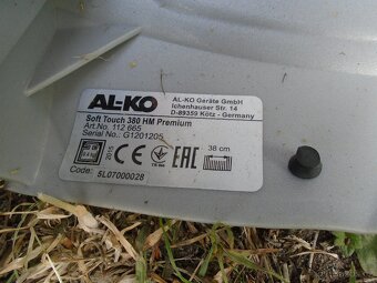 Vřetenová sekačka ALKO(AL-KO)380 HM Premium , zánovní - 3