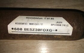 Aurbag stropní Audi A3 8P 3dver. , levý + pravý - 3