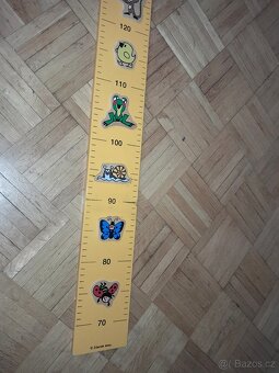Dětský metr míra výškoměr měřítko krteček Jihlava - 3