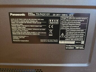 Panasonic Viera TX-P42X10Y, 106 cm (42") - 3