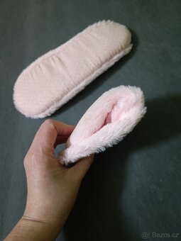 Domácí růžové papuče vel. 39 nové - 3