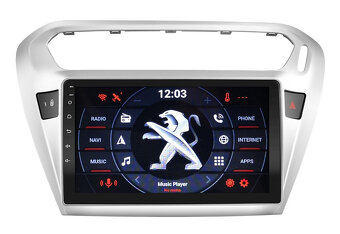 Peugeot 301 silver - ANDROID 13/14 - GPS autorádio - 3