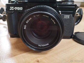 Minolta X700 s 2 objektívmi+príslušenstvo - 3