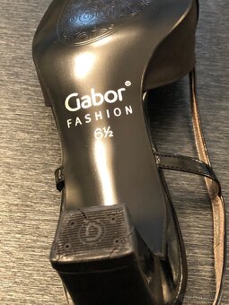GABOR - dámská obuv - černá - vel. 6,5 - 3