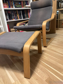 Křeslo s podnožkou (Ikea) - 3