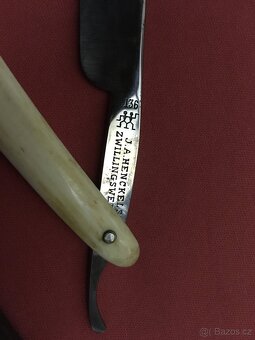 Stará břitva Břitva J.A.HENKELS, SOLINGEN ZWILINGS - 3