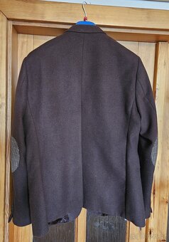 Pánské hnědé italské sako Gianni Feraud velikost 44 - 3