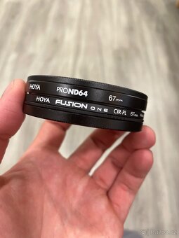 Filtry Hoya - PROND64 a Fusion one cir-pl - 67mm - 3