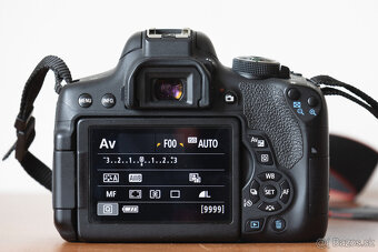 CANON 750D - iba 29 000 snímkov + krabica - 3