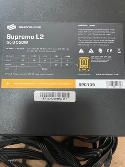 Zdroj Supremo L2 550W 80PlusGold - 3