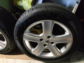 ALU kola Peugeot Partner 4x108 r16, Originál, pneu 98% - 3