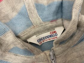 Dívčí mikina Coccodrillo s kapucí, vel. 116 - 3